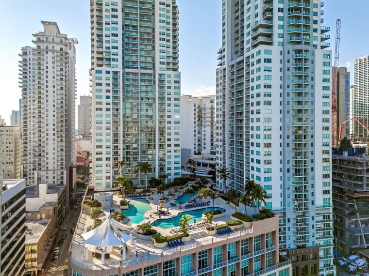 Condominium towers in Brickell, Miami